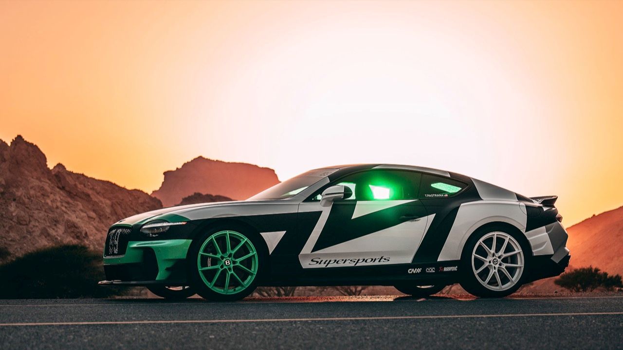 โผล่ในดูไบ Bentley New Continental GT Supersports 2026