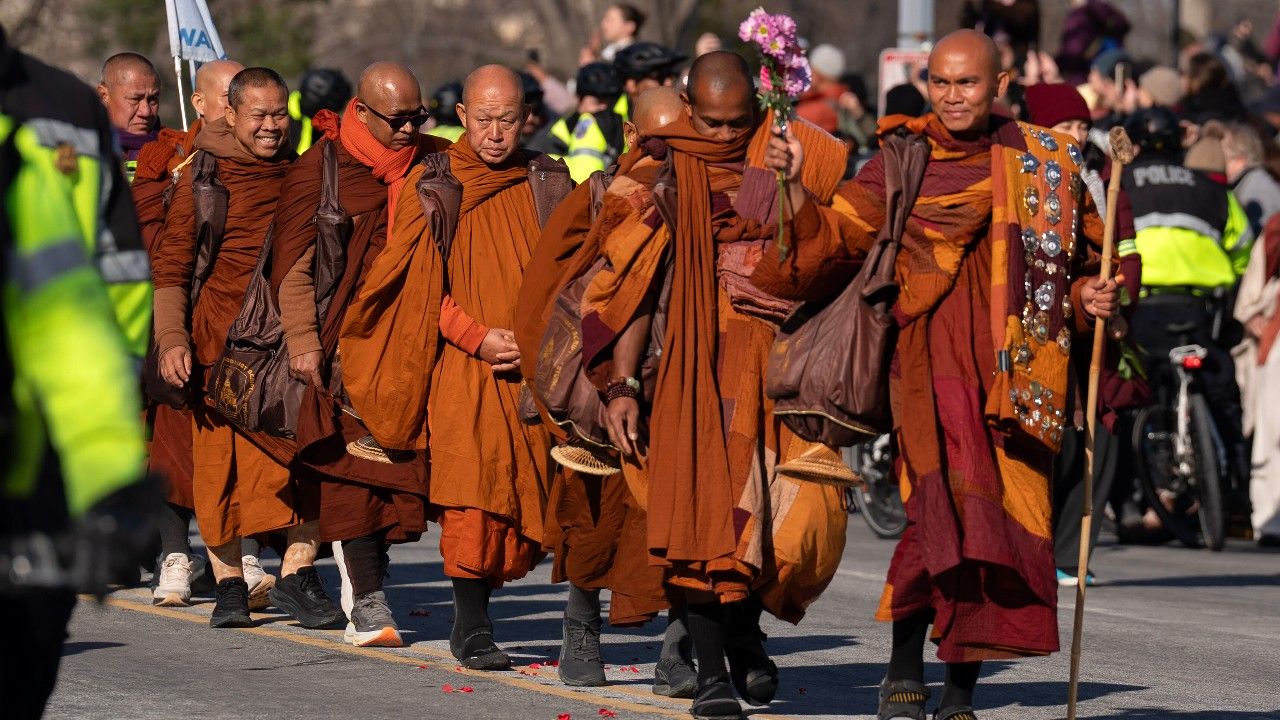 ธรรมยาตราเพื่อสันติภาพเดินทางถึงกรุงวอชิงตัน ดี.ซี.