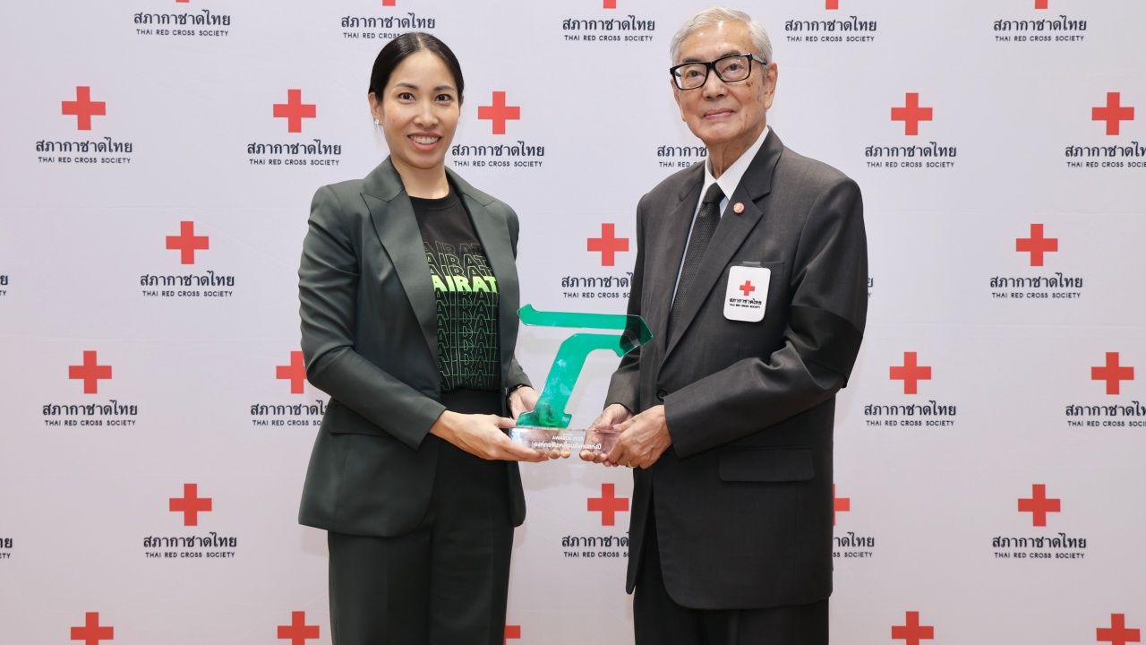 สภากาชาดไทยคว้ารางวัล 'องค์กรขับเคลื่อนสังคมแห่งปี' จากเวทีไทยรัฐที่สุดแห่งปี 2025