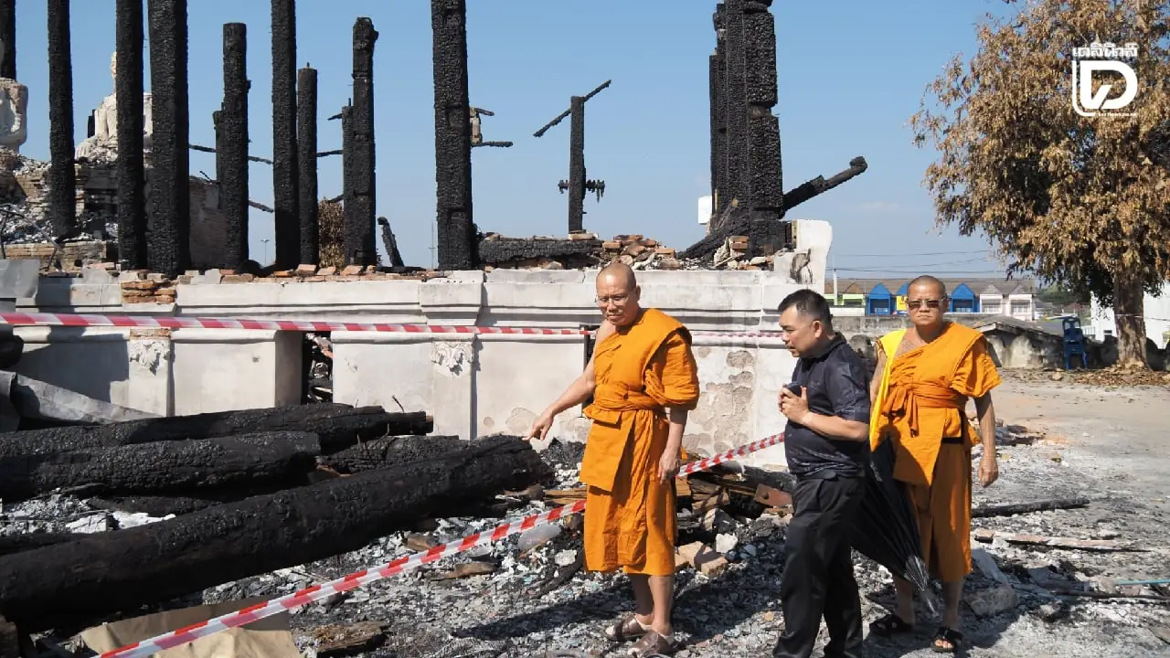 เร่งสำรวจความเสียหาย-วางแผนบูรณะ ‘พระวิหารไม้’ วัดม่อนสัณฐาน