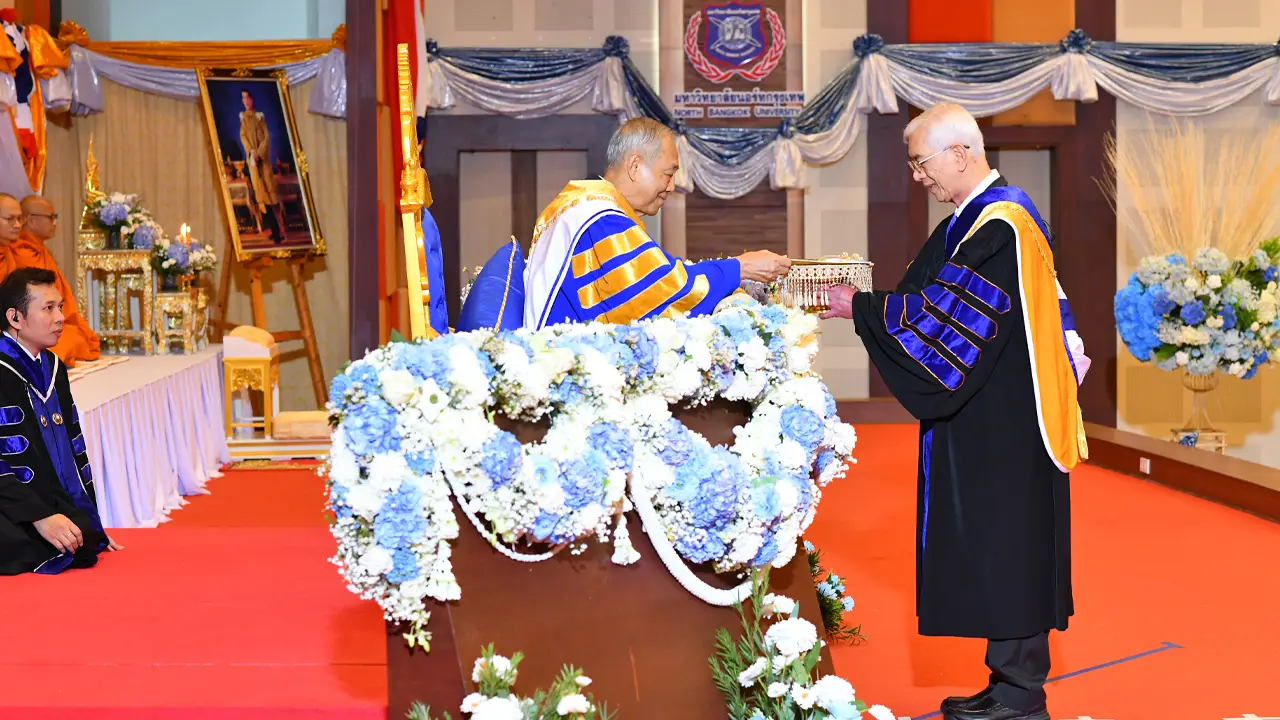 มหาวิทยาลัยนอร์ทกรุงเทพ จัดพิธีประสาทปริญญาบัตรแก่ผู้สำเร็จการศึกษา ปีการศึกษา 2568