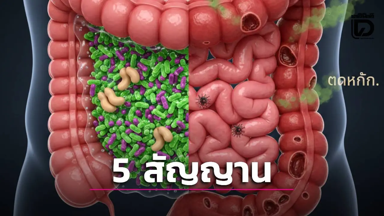 เช็กด่วน! 5 สัญญาณ 'ลำไส้ดี-ไม่อักเสบ' หมอเจดเปิด ‘เคล็ดลับทอง’ บอกลาท้องอืด-ขับถ่ายคล่อง