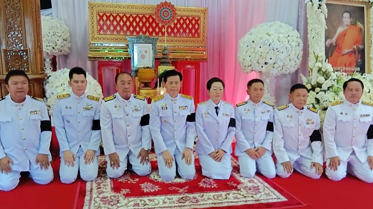 คนเนืองแน่น พิธีพระราชทานน้ำหลวงสรงศพ 'พระครูทิพยพิมล' เกจิดังภาคเหนือ