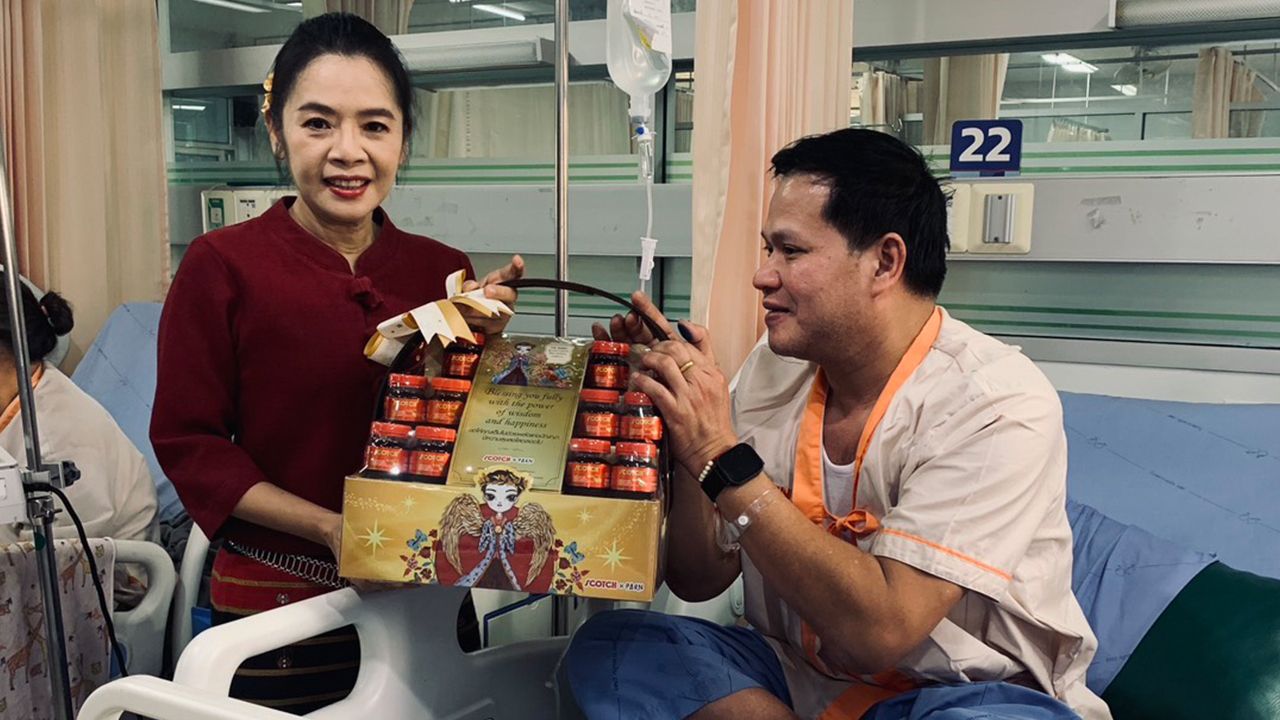 'ธรรมนัส' มอบ สส.เพ็ญภัค รุดเยี่ยมให้กำลังใจผู้บาดเจ็บ เด็กหญิง 2 ขวบ