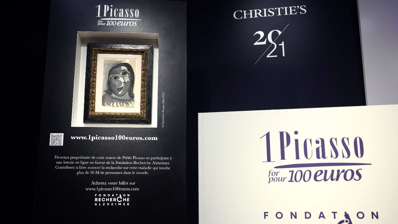 ชายปารีสคว้าภาพวาด 'ปิกัสโซ' มูลค่า 32 ล้านบาท หลังซื้อสลากการกุศลใบละ 3,700 บาท