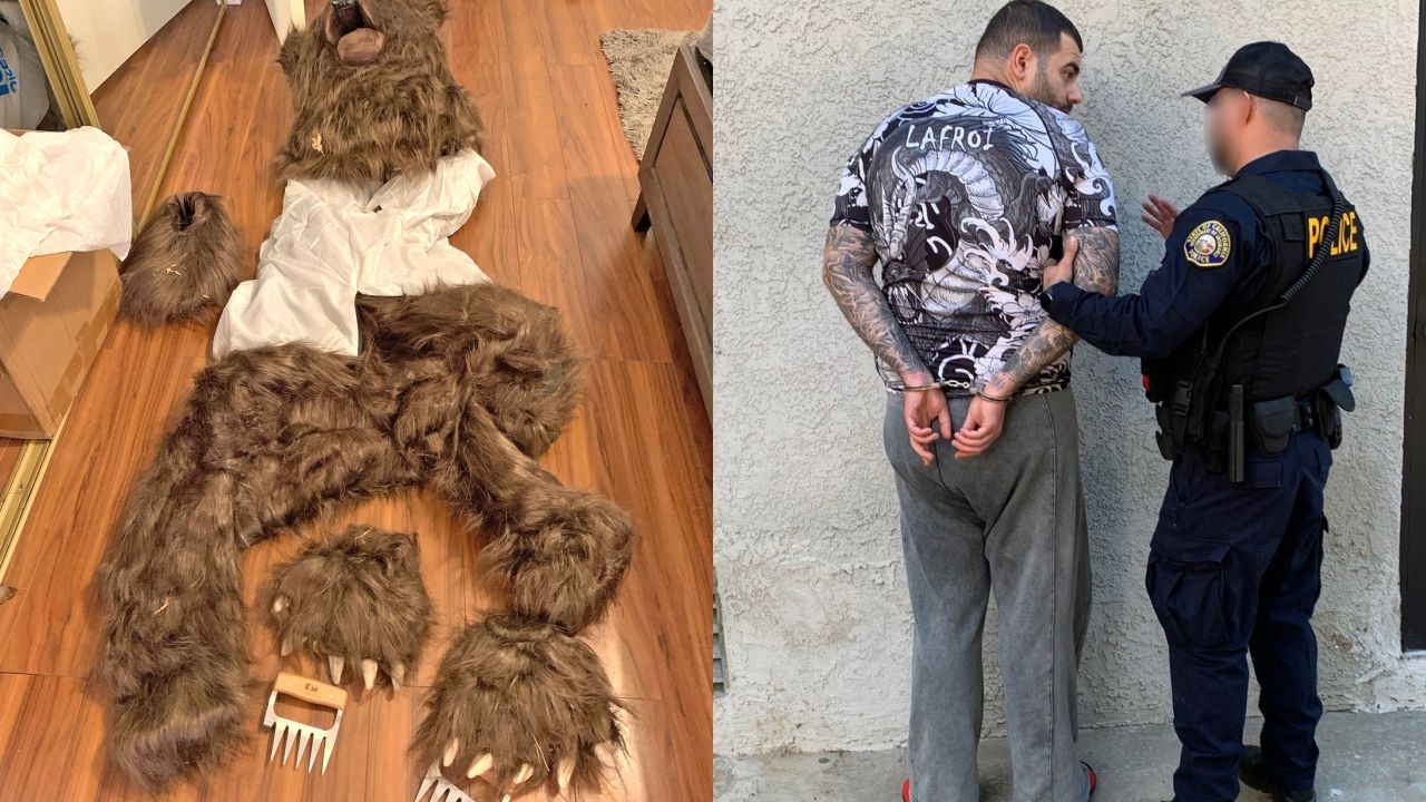 แคลิฟอร์เนียสั่งจำคุก 3 ราย 'ใส่ชุดหมี' ข่วนรถหรู หวังเคลมเงินประกันหลักล้าน