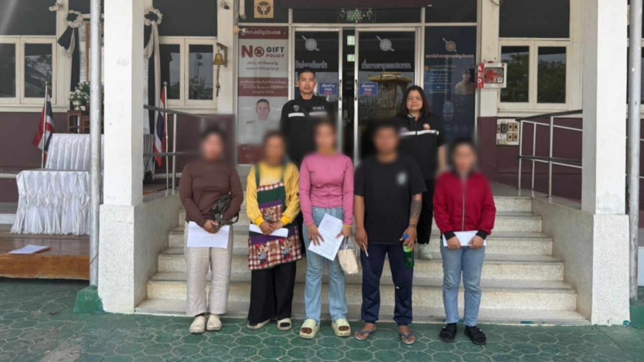 ลุยกวาดล้าง จับกุม 5 ชาวกัมพูชา ลอบค้าขาย-ทำงานในตลาดสดอรัญประเทศ