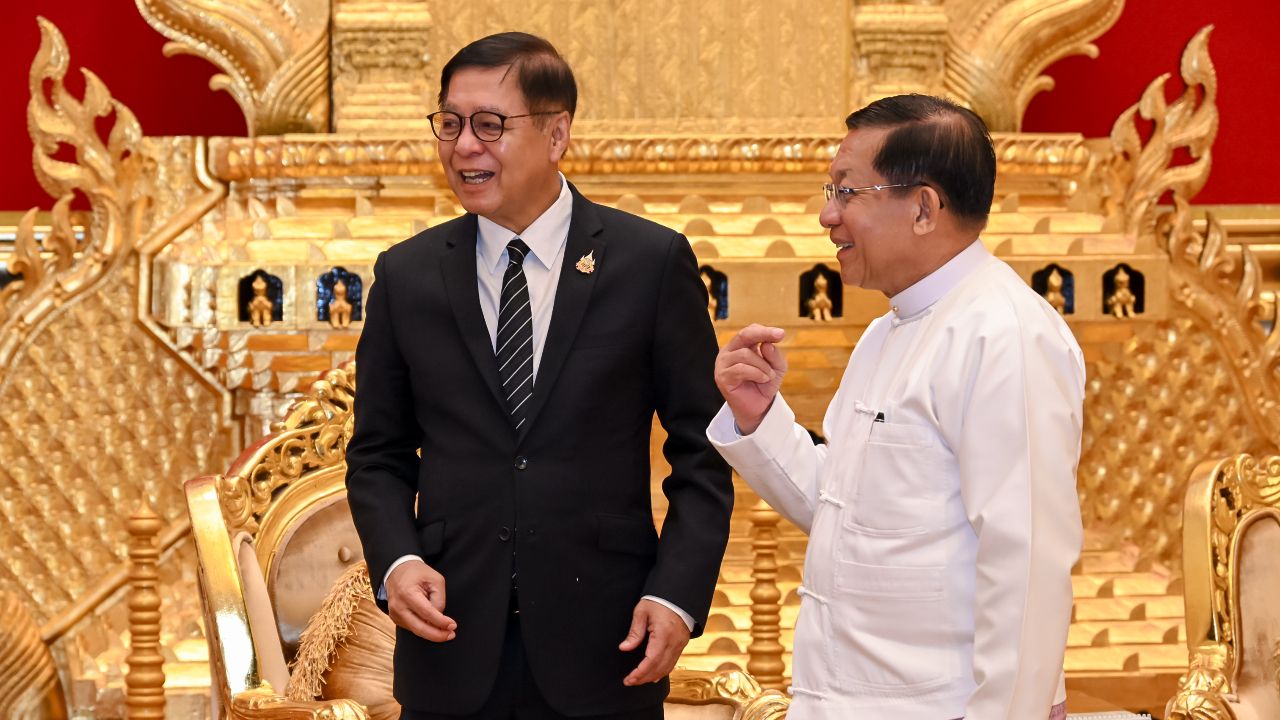 'สีหศักดิ์' หารือ ปธน.เมียนมา เห็นพ้องความร่วมมือหลายด้าน ยกระดับแก้ไขปัญหาข้ามแดน