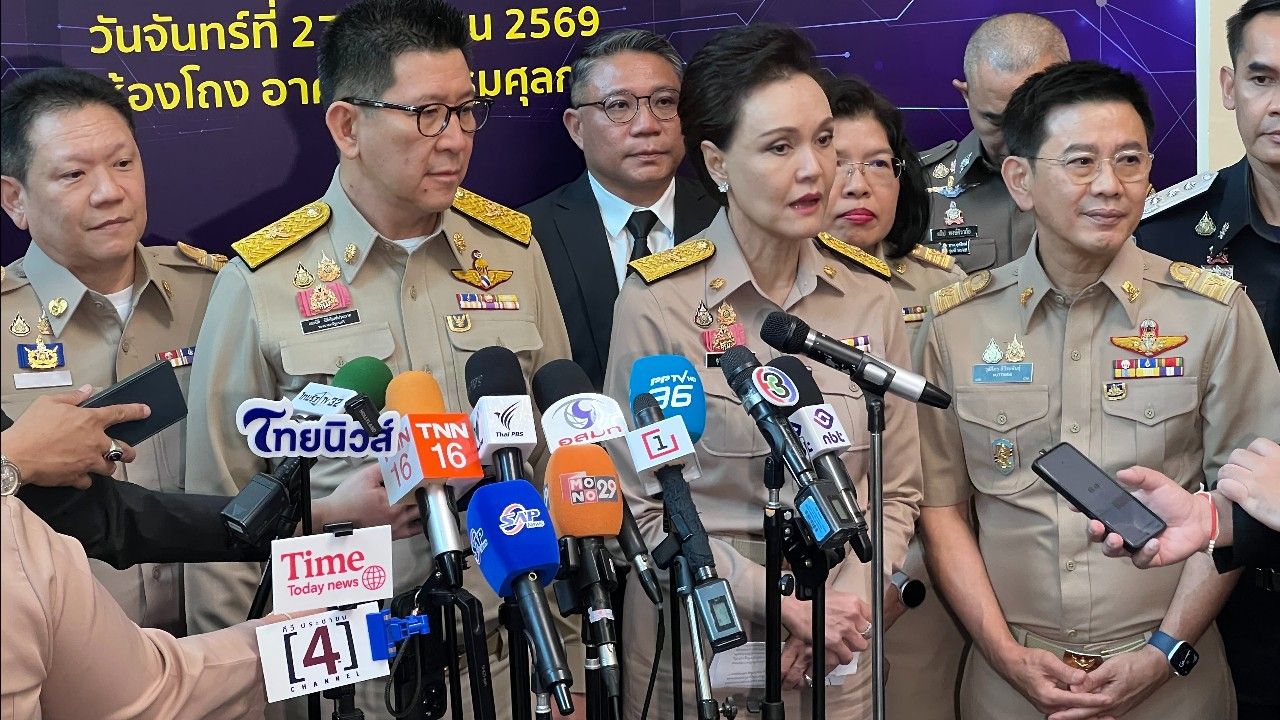 'ทีมเศรษฐกิจ-ยุติธรรม' จับมือแถลงผลงานลุยปราบสินค้าละเมิดทรัพย์สินทางปัญญาเข้มงวด