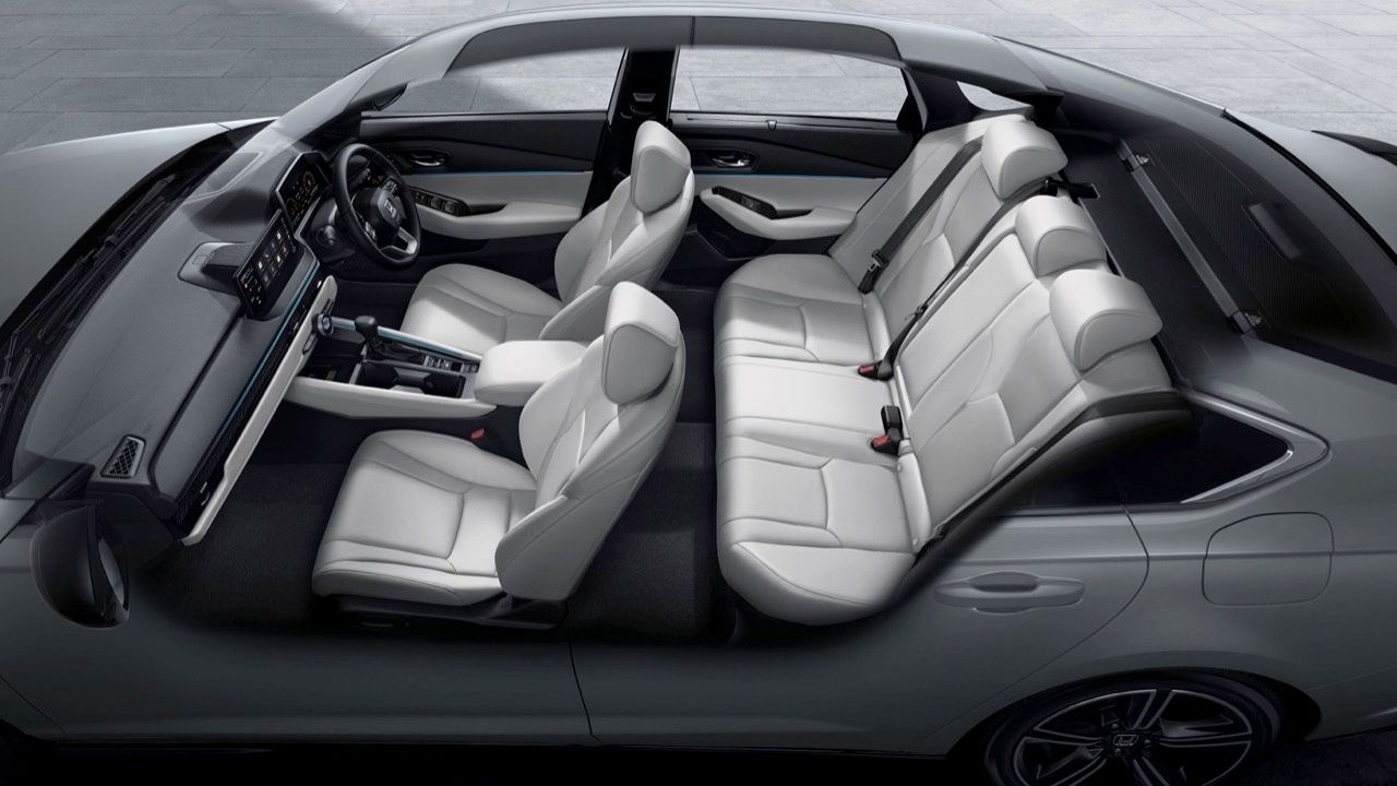 มาแล้ว HONDA ACCORD e:HEV ภายในเบาะขาว The EXCITING Hybrid