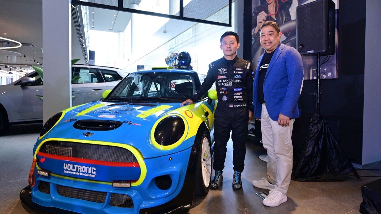 MILLENNIUM MOTORSPORT x MAGIK PROSHOP เปิดตัวมาสคอต ‘คูเปอร์’ อิงลิชบูลด็อกสุดน่ารัก