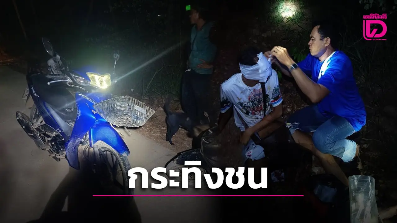 กระทิงป่ากุยบุรี! พุ่งชนรถจยย.ชาวบ้านบาดเจ็บสาหัส เจ้าหน้าที่รุดเยียวยา