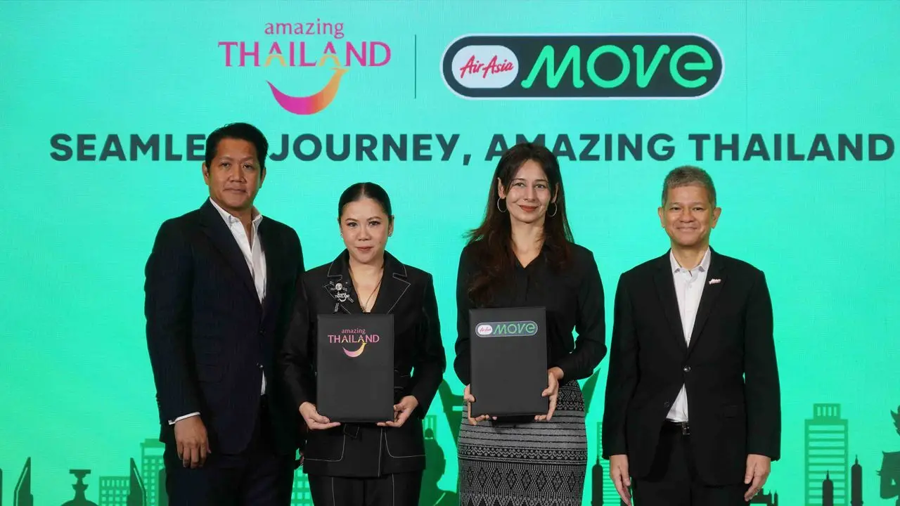 ททท. จับมือ AirAsia MOVE ดันบิ๊กดาต้าพลิกโฉมท่องเที่ยวไทยไร้รอยต่อ 77 จังหวัด