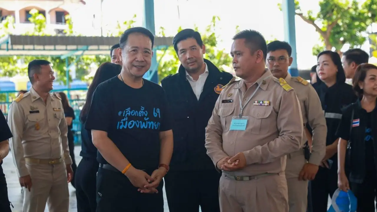 ผู้ว่าฯ ชลบุรี ตรวจเยี่ยมความเรียบร้อย เลือกตั้งเมืองพัทยา ยังไม่พบปัญหาใดๆ
