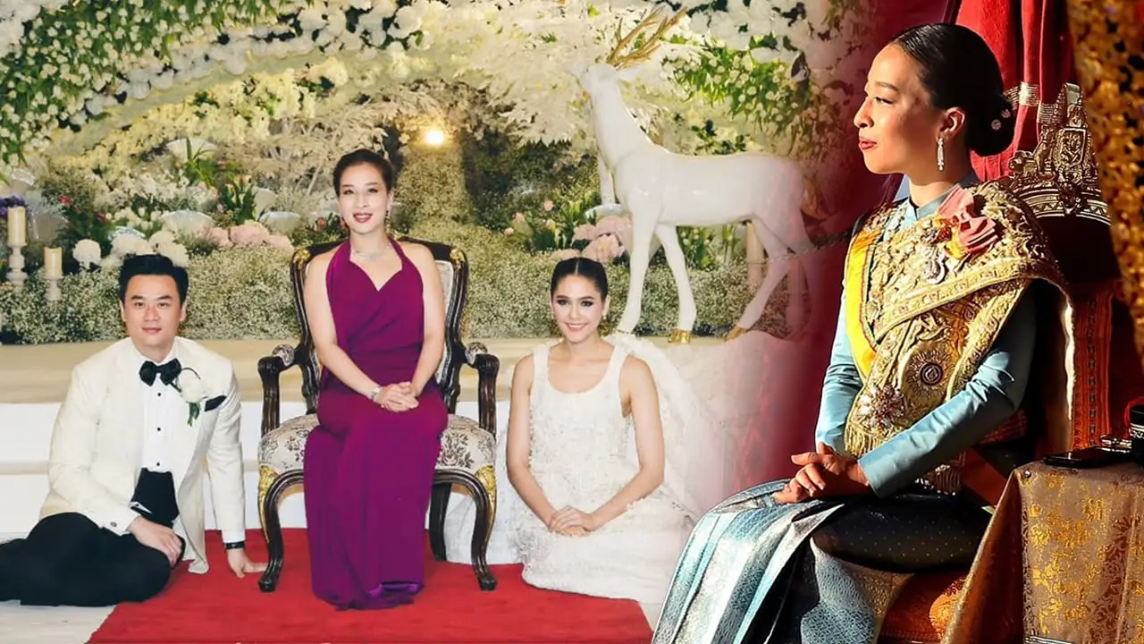 ‘ชมพู่ อารยา’ เผยภาพประวัติศาสตร์วันแต่งงาน ถวายความอาลัย ‘เจ้าฟ้าพัชรกิติยาภาฯ’ น้อมรำลึกพระกรุณาธิคุณ