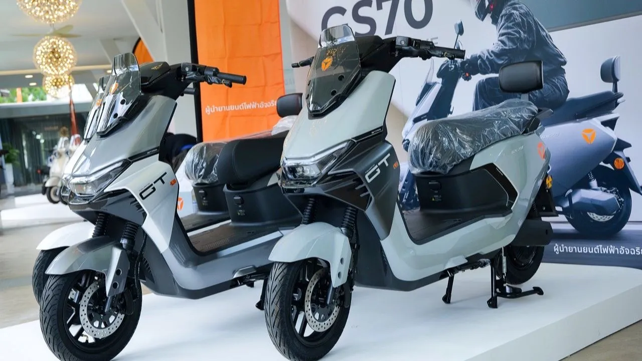 วิ่งไกล ราคาถูกใจไรเดอร์ จักรยานยนต์ไฟฟ้า Yadea รุ่น GT80 และ GT80-P