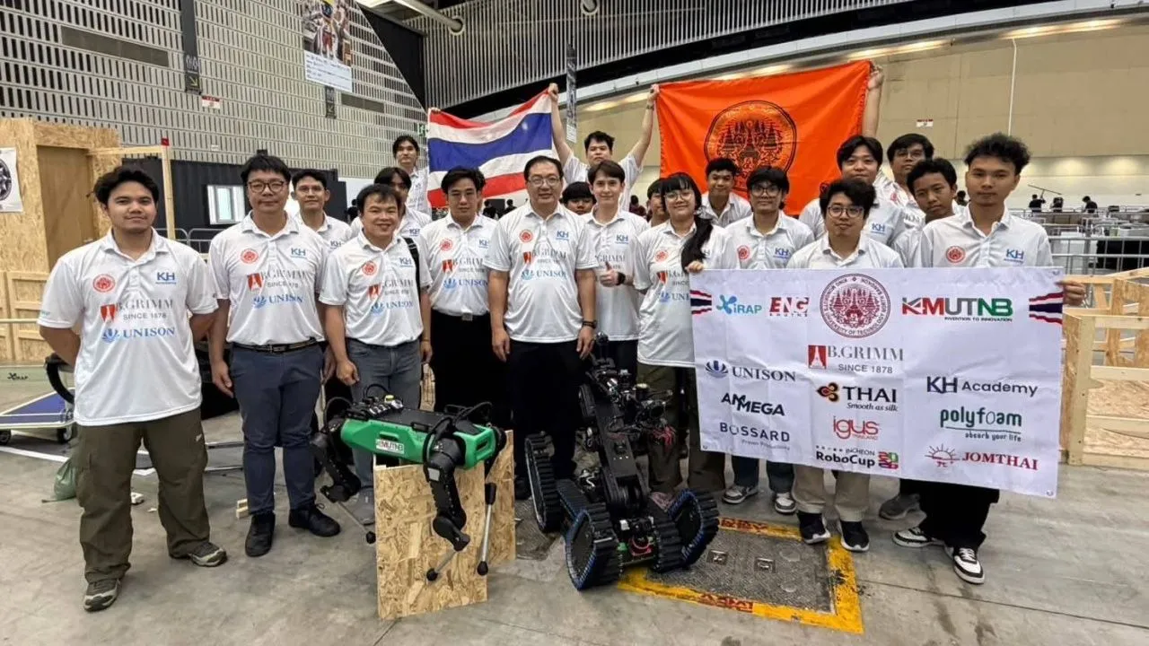 เยาวชนไทยสุดเจ๋ง ทีมหุ่นยนต์กู้ภัย 'iRAP Robot' มจพ. คว้าอันดับ 4 ของโลกมาครอง