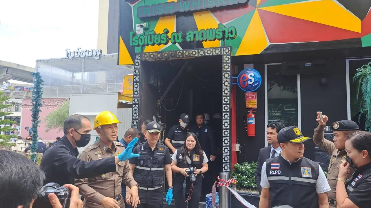 ไฟไหม้โรงเบียร์ลาดพร้าว ผบ.ตร.ลั่นจากนี้ไม่มีแล้ว 'ถือเป็นอุทาหรณ์' ต้องไม่เกิดขึ้นอีก