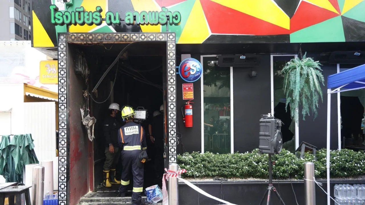 อัปเดตล่าสุด เสียชีวิต 28 ศพ 'ไฟไหม้โรงเบียร์ลาดพร้าว' มีผู้บาดเจ็บรวม 71 ราย