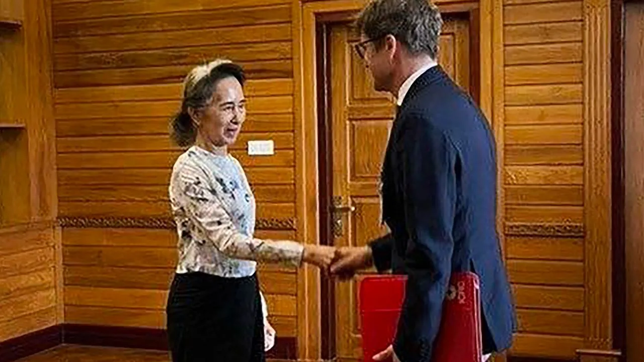 อองซาน ซูจี พบผู้แทนกาชาดสากลครั้งแรกในรอบกว่า 5 ปี หลังถูกควบคุมตัวจากรัฐประหารเมียนมา