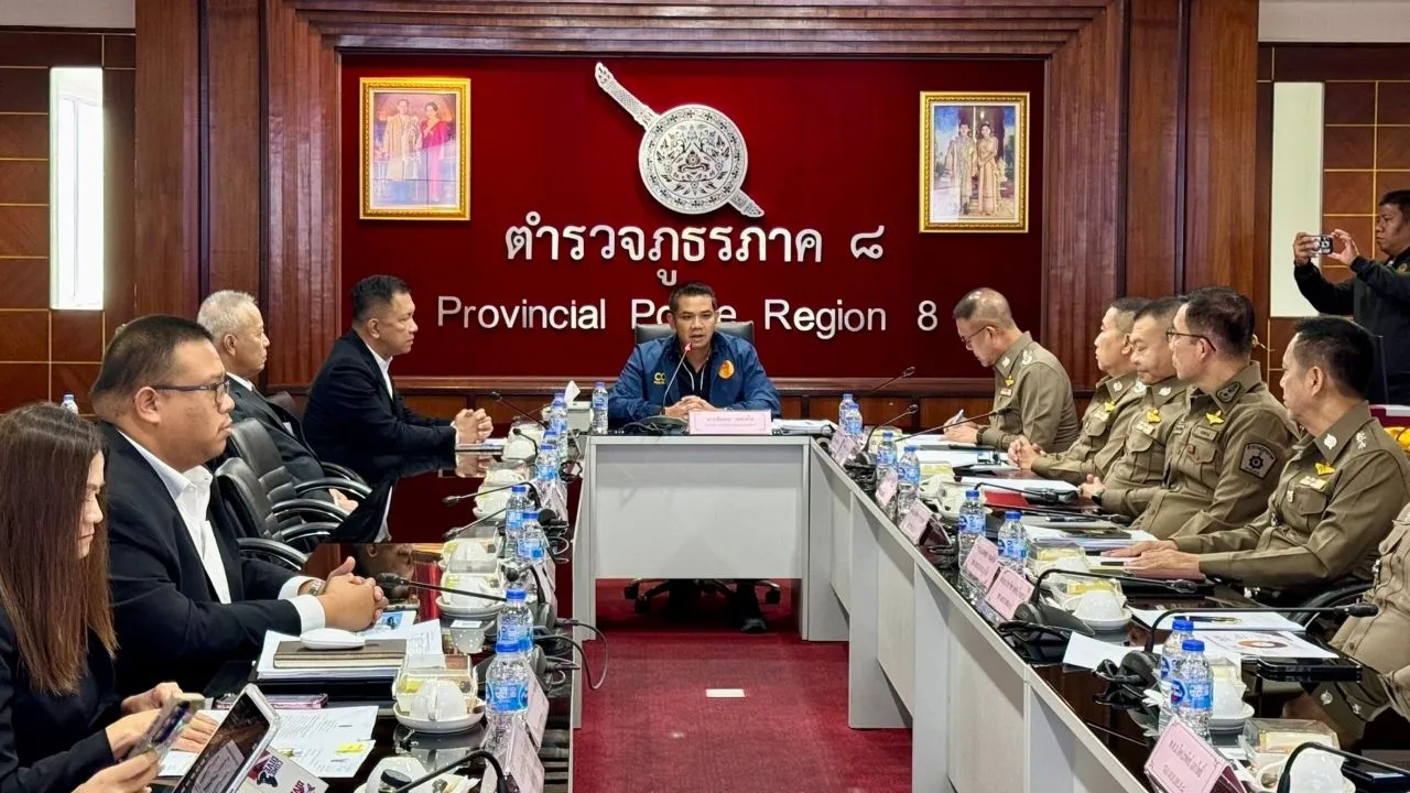 'ชัยชนะ' กำชับตำรวจภาค 8 คุมเข้ม นอมินี-สแกมเมอร์ จับตากลุ่มต่างชาติใช้ภูเก็ตเป็นฐานก่ออาชญากรรม