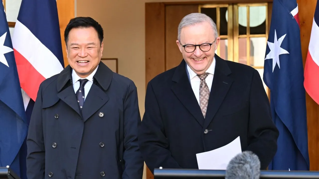 2 นายกฯ ออสเตรเลีย-ไทย แถลงข่าวร่วม ประกาศยกระดับหุ้นส่วนยุทธศาสตร์ 4 ด้าน