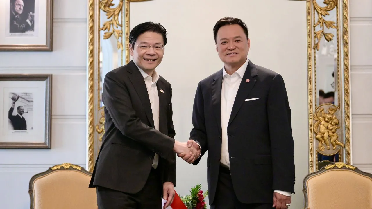 '2 นายกฯ ไทย-สิงคโปร์' จับมือยกระดับหุ้นส่วนยุทธศาสตร์ เดินหน้า 4 เสาหลัก