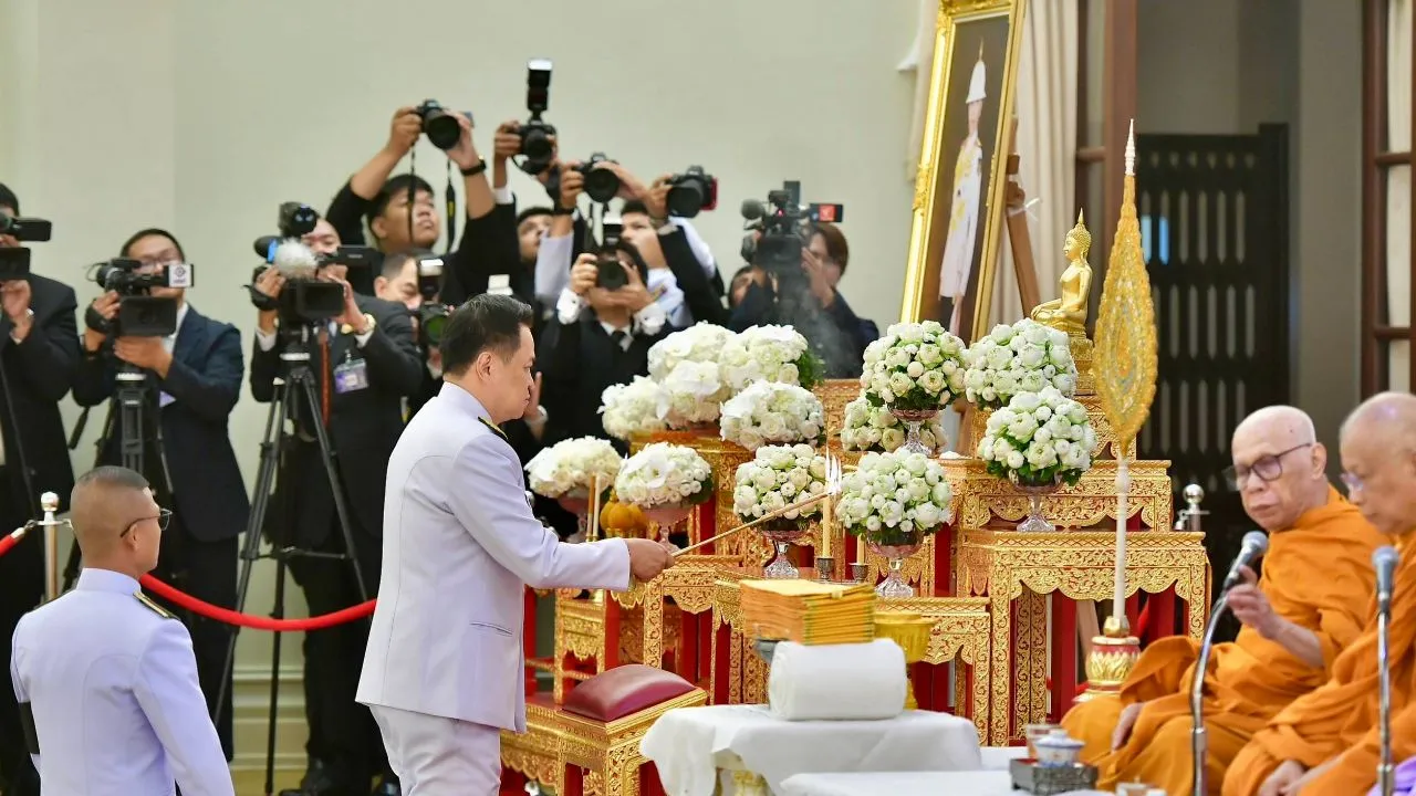 'นายกฯ-ภริยา' เป็นประธานพิธีบำเพ็ญกุศลสตมวาร 100 วัน 'พระองค์ภา'