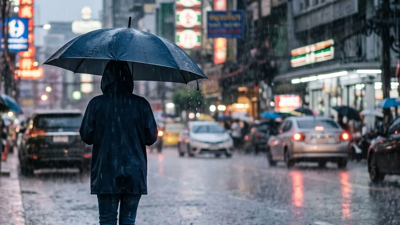 อุตุฯ แจงหย่อมความกดอากาศ ทำฝนตกหนัก แต่ไม่ได้ตกแช่ เพจดังปลิว เตือนจับตาภายใน 120 ชม.