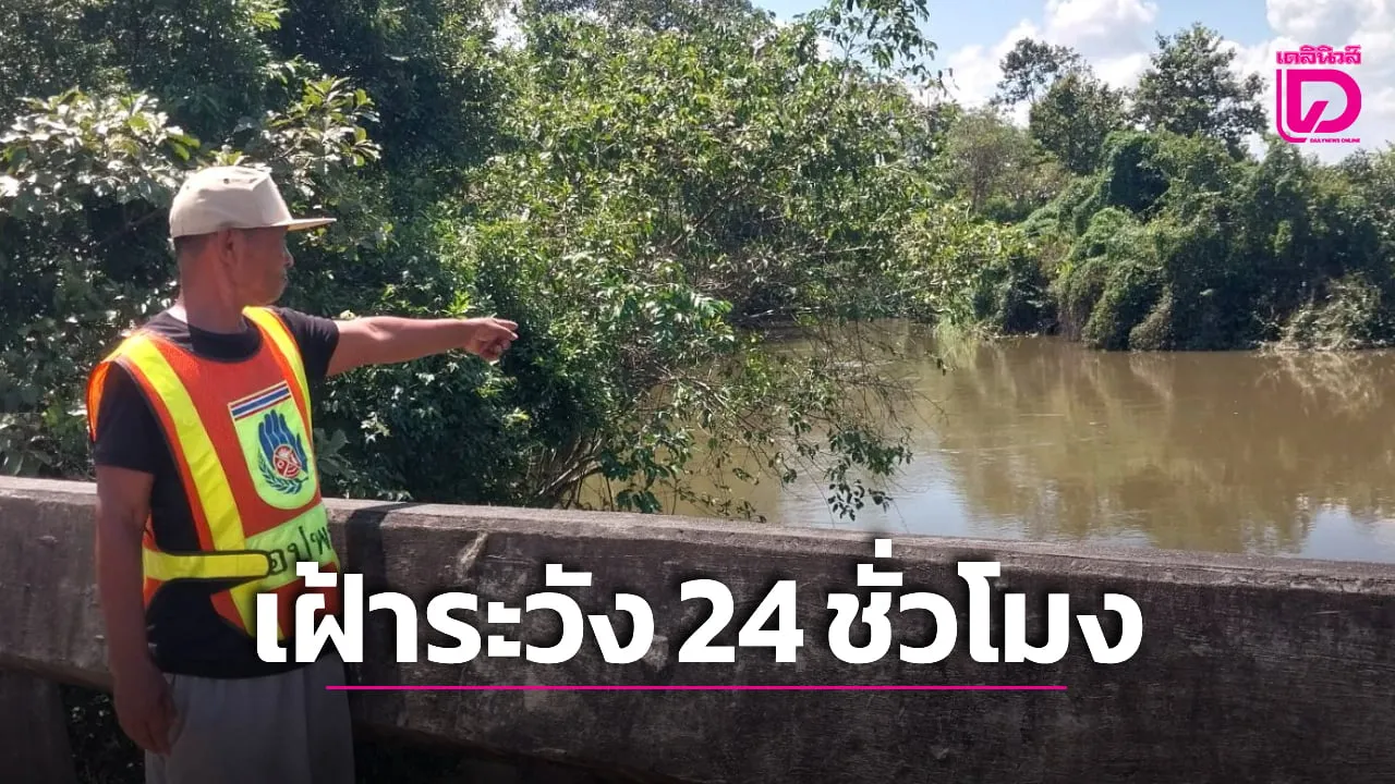 ชาวบ้านผวา! จระเข้ตัวใหญ่ โผล่กินปลาทุ่งนาสุรินทร์ เจ้าหน้าที่จัดทีมเฝ้าระวัง 24 ชั่วโมง